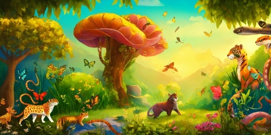 Open Domain Meaning, Plant, Ecoregion, Vertebrate, Green, People In Nature