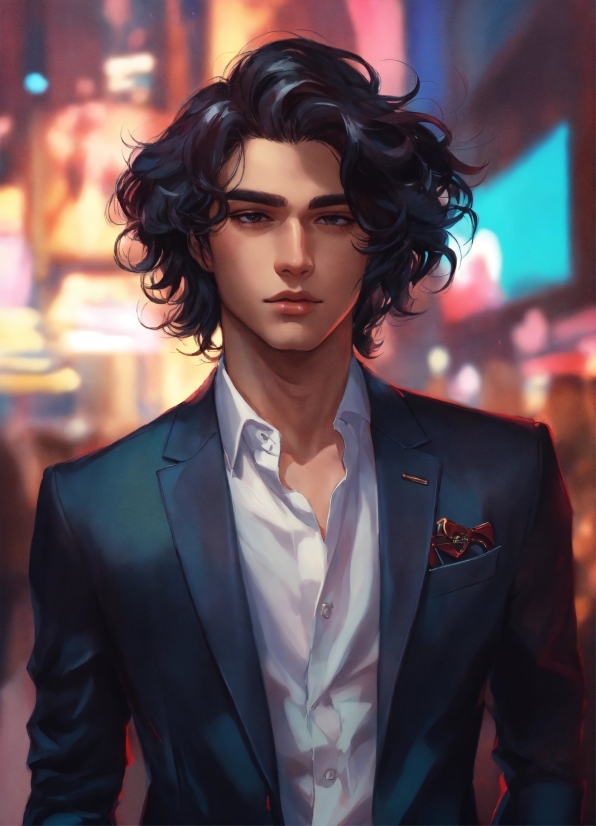 Persona 5 Poster, Lip, Flash Photography, Sleeve, Collar, Fashion Design