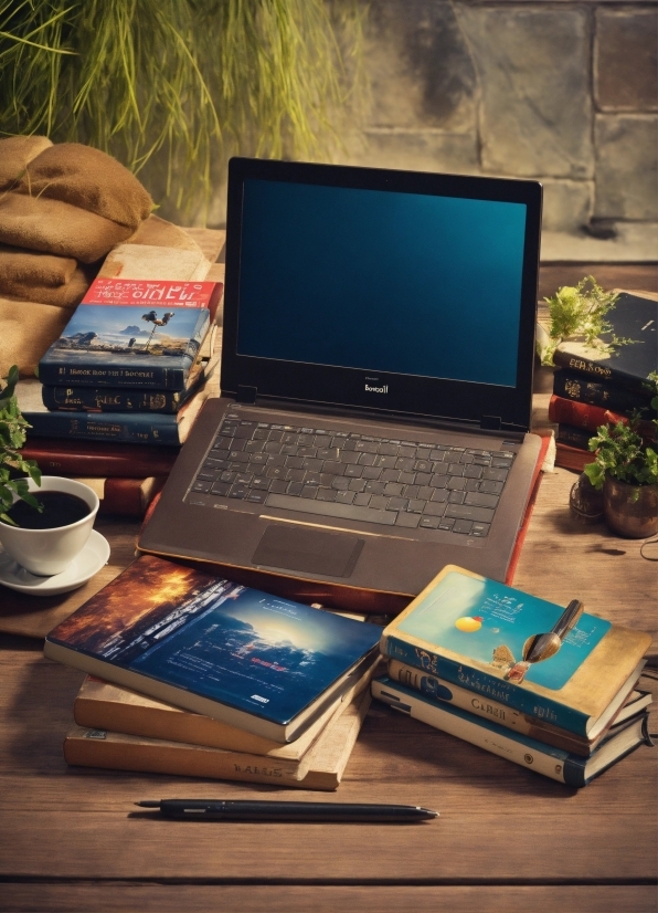 Personal Computer, Computer, Laptop, Netbook, Plant, Book