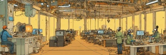 Photo Collage App, Wood, Building, Machine, Engineering, Factory