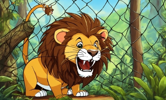 Photo Dimension Editor, Felidae, Carnivore, Big Cats, Fence, Fawn