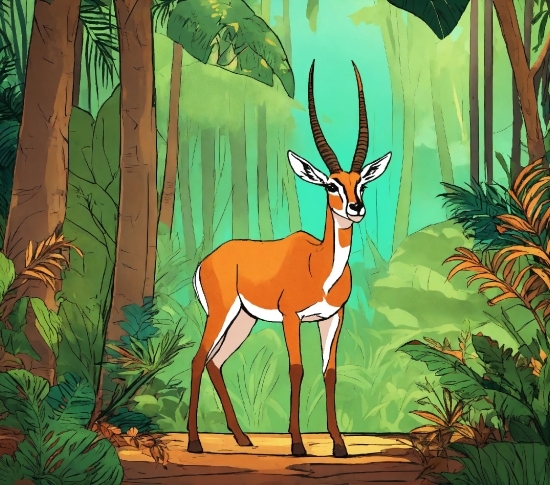 Photo Video Maker With Song Free Download, Plant, Deer, Green, Natural Environment, Branch