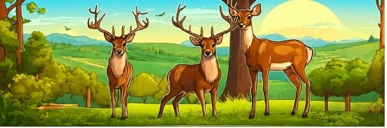 Photograph, Green, Deer, Light, Nature, Natural Environment