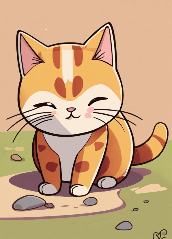 Piano No Copyright Music, Cat, Facial Expression, Vertebrate, Felidae, Cartoon