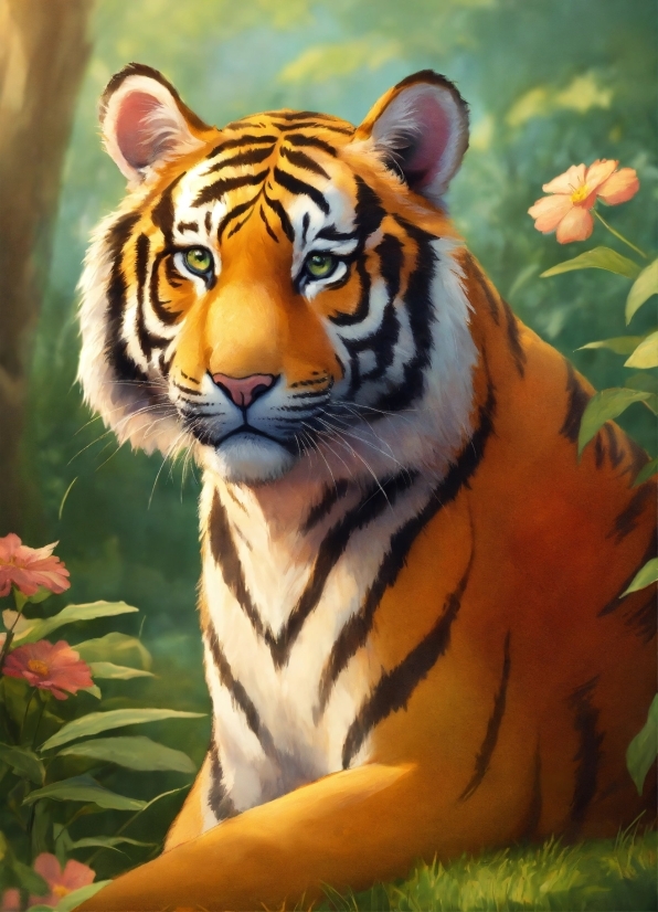 Plant, Bengal Tiger, Siberian Tiger, Tiger, Felidae, Nature