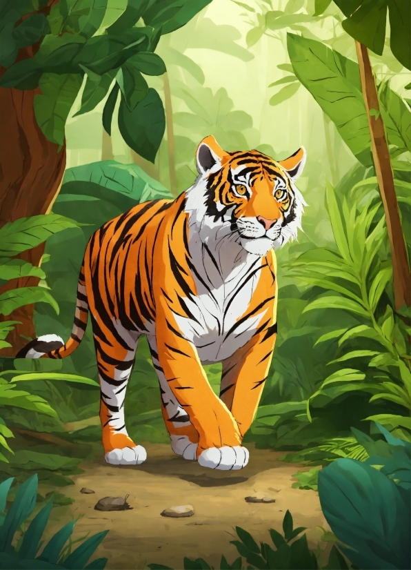 Plant, Bengal Tiger, Siberian Tiger, Tiger, Leaf, Botany
