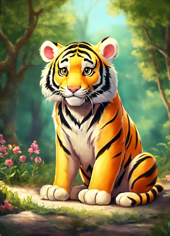 Plant, Bengal Tiger, Vertebrate, Felidae, Tiger, Carnivore