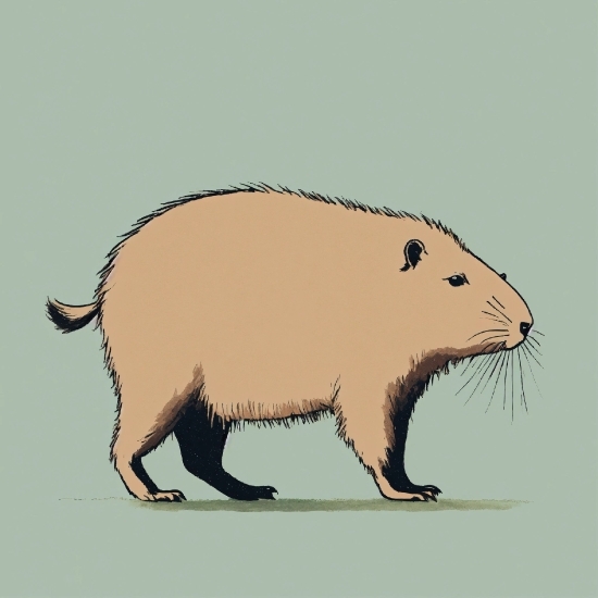 Plant, Carnivore, Terrestrial Animal, Snout, Tail, Illustration