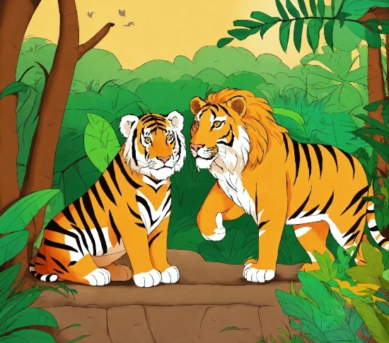 Plant, Vertebrate, Ecoregion, Felidae, Bengal Tiger, Nature