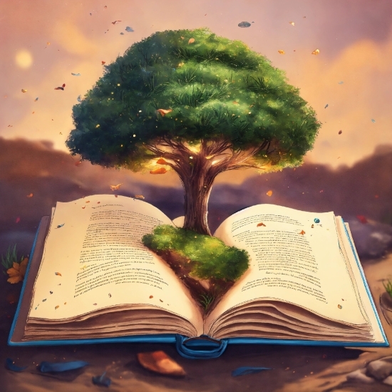Plant, World, Leaf, Book, Branch, Natural Landscape