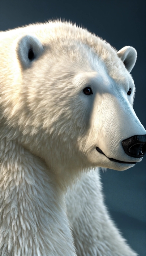 Polar Bear, Eye, Carnivore, Terrestrial Animal, Snout, Bear