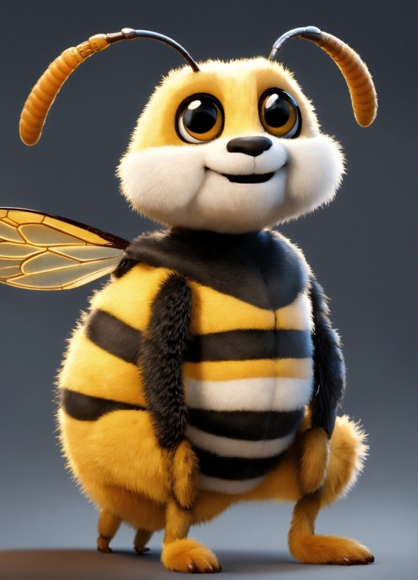 Pollinator, Insect, Arthropod, Honeybee, Yellow, Toy