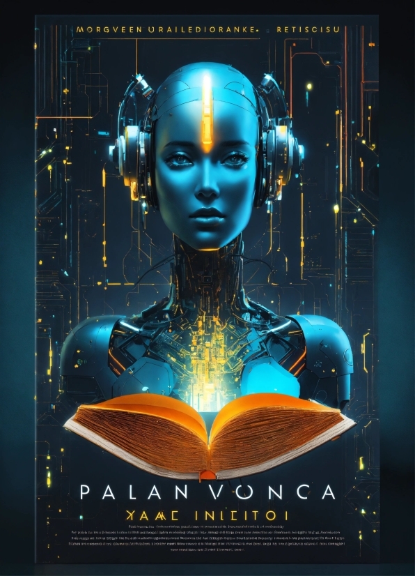 Poster, Art, Space, Technology, Electric Blue, Cg Artwork