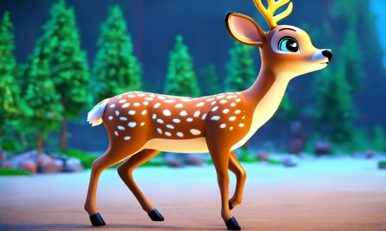 Premiere Pro Collaborative Editing, Plant, Deer, Organism, Tree, Fawn