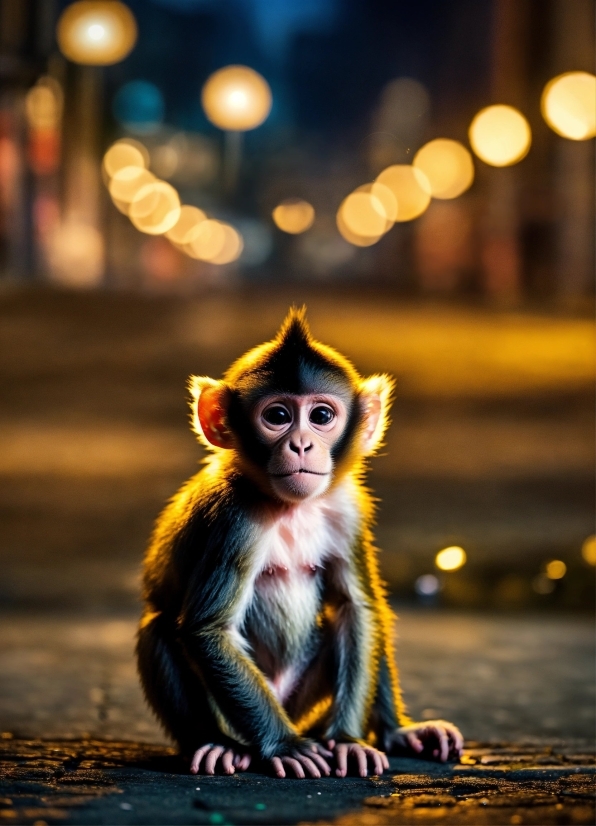 Primate, Light, Nature, Terrestrial Animal, Snout, Tail