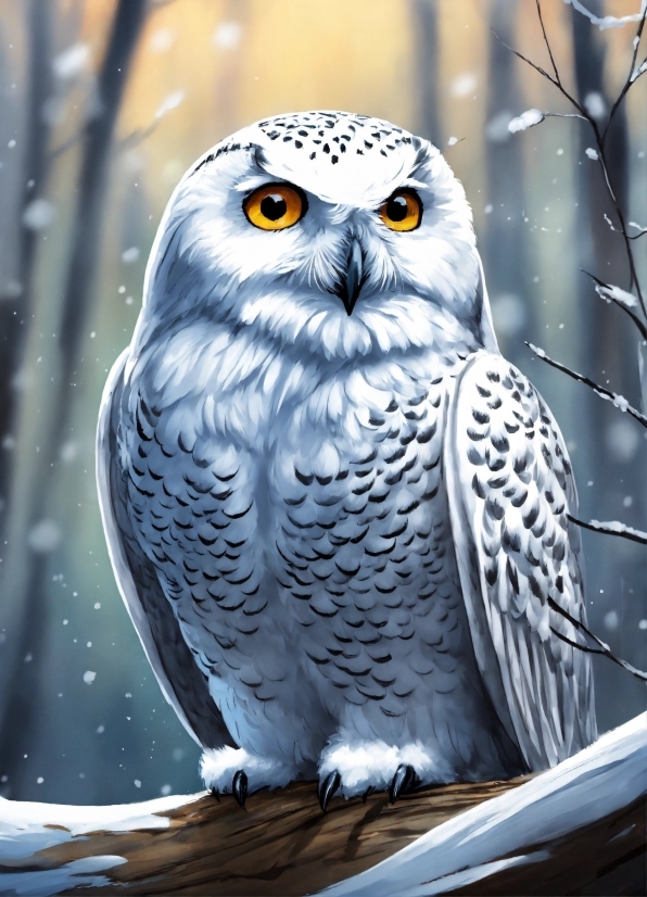 Public Domain Music, Head, Bird, Owl, Beak, Carnivore