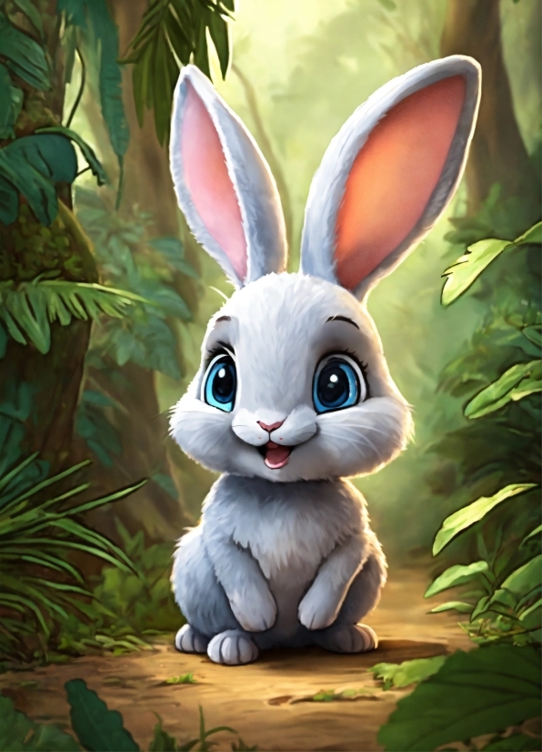 Public Domain Ocean Images, Head, Rabbit, Vertebrate, Plant, Nature