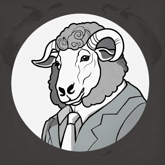 Public Domain Sites, Head, Jaw, Art, Sheep, Argali