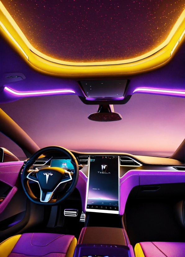 Purple, Light, Automotive Design, Violet, Magenta, Space