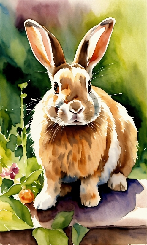 Rabbit, Ear, Plant, Hare, Rabbits And Hares, Wood Rabbit