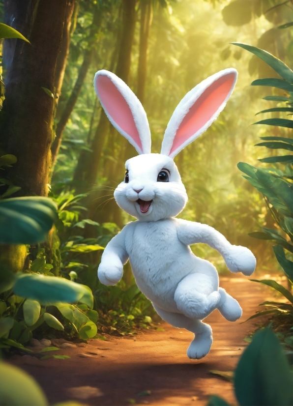 Rabbit, Natural Environment, Ear, Organism, Rabbits And Hares, Mammal