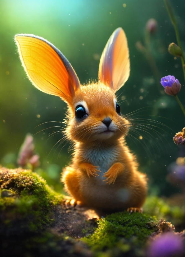 Rabbit, Natural Environment, Organism, Rabbits And Hares, Ear, Hare