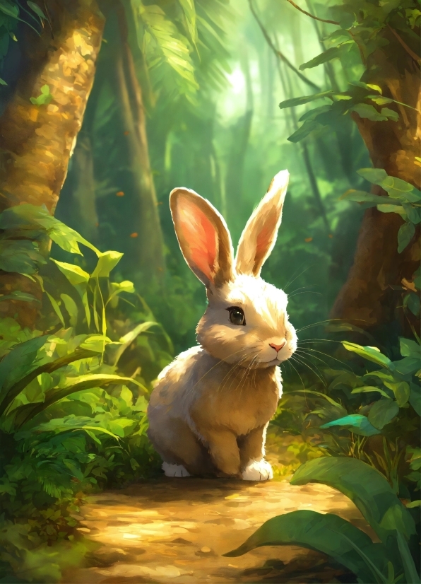 Rabbit, Plant, Botany, Organism, Ear, Hare
