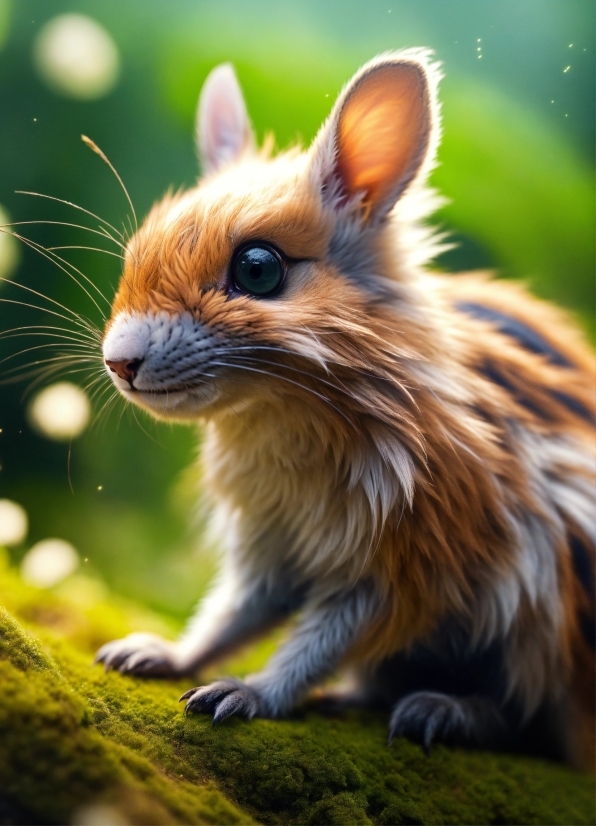 Rabbit, Squirrel, Rodent, Whiskers, Grass, Fawn