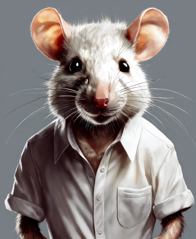 Rat, Rodent, Whiskers, Sleeve, Ear, Fawn