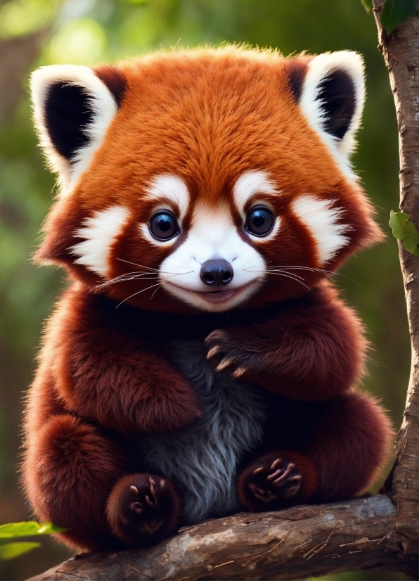 Red Panda, Carnivore, Natural Environment, Organism, Mammal, Natural Material