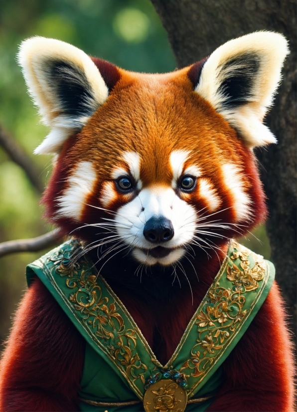 Red Panda, Carnivore, Whiskers, Fawn, Terrestrial Animal, Snout