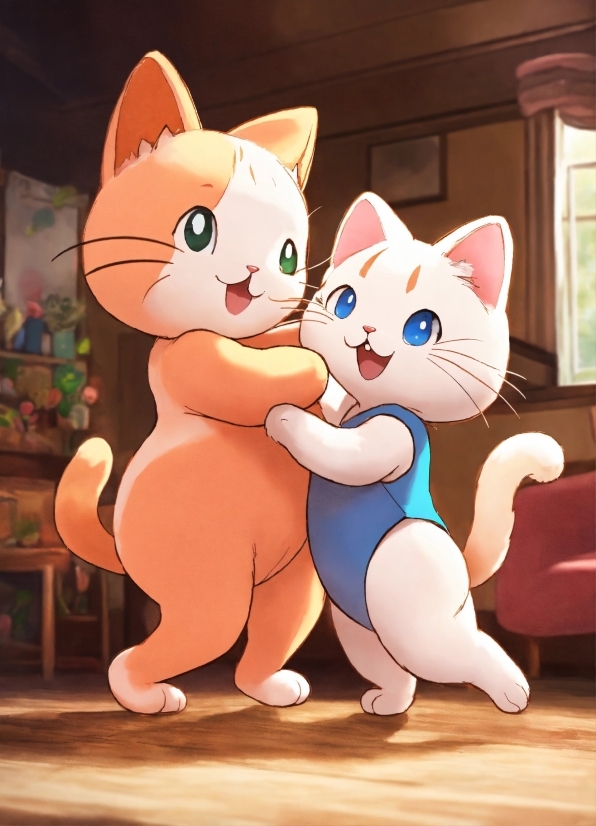 Reel Creator Online, Cat, Vertebrate, Felidae, Cartoon, Product