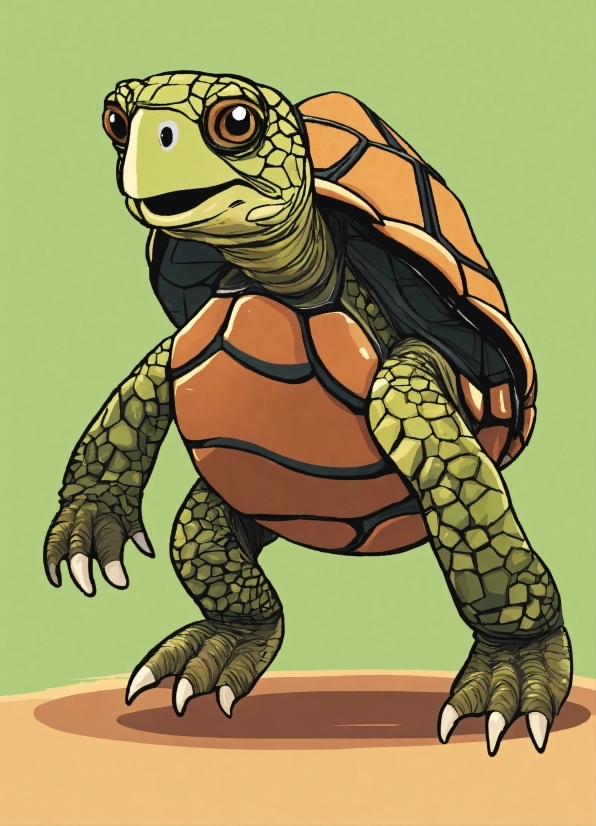 Reptile, Cartoon, Organism, Turtle, Gopher Tortoise, Terrestrial Animal