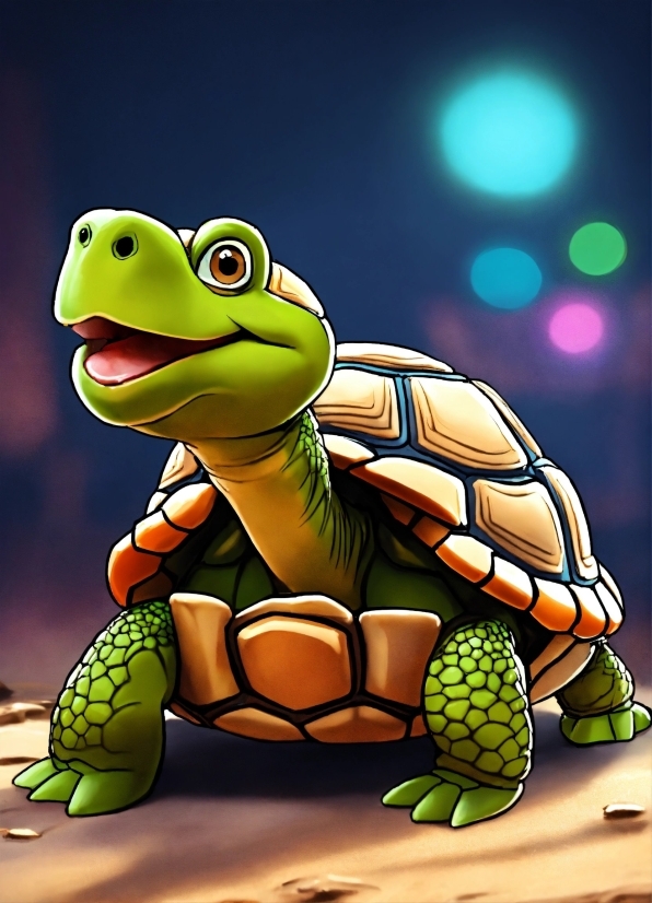 Reptile, Organism, Cartoon, Toy, Creative Arts, Terrestrial Animal