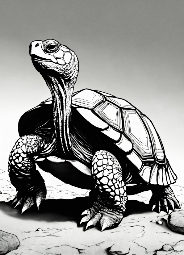 Reptile, Organism, Gopher Tortoise, Turtle, Tortoise, Art