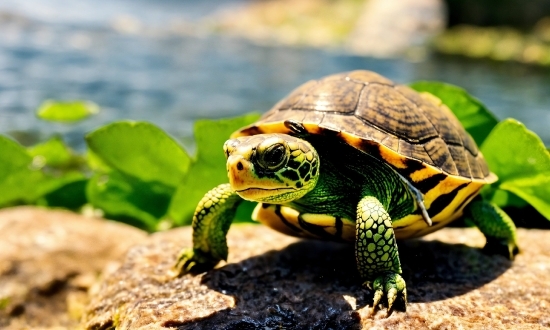 Reptile, Water, Grass, Turtle, Terrestrial Animal, Terrestrial Plant