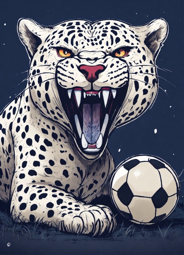 Roar, White, Liquid, Soccer, Carnivore, Felidae
