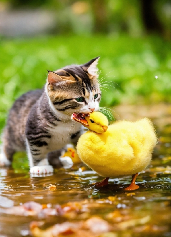 Royalty Free Fitness Music, Cat, Water, Vertebrate, Felidae, Organism