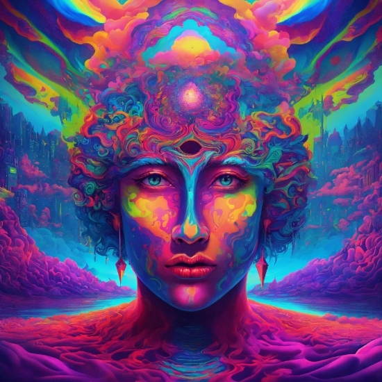 Short Video Making Software, Eye, Light, Azure, Art, Magenta