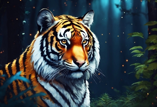 Siberian Tiger, Bengal Tiger, Vertebrate, Tiger, Plant, Natural Environment