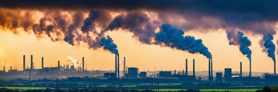 Sky, Cloud, Atmosphere, Power Station, Pollution, Electricity