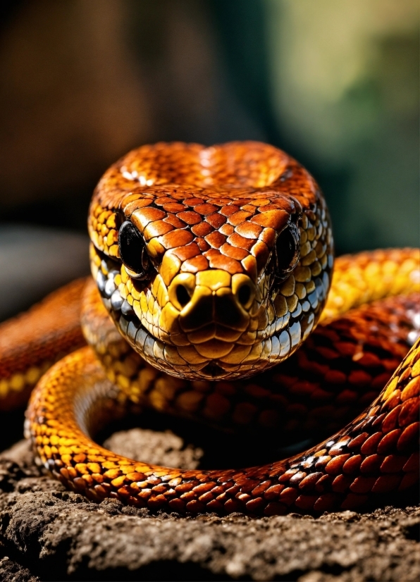 Snake, Reptile, Serpent, Scaled Reptile, Terrestrial Animal, Closeup