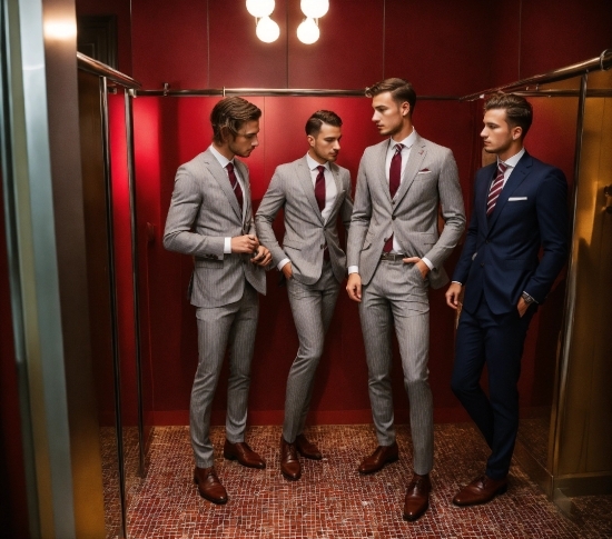 Suit Trousers, Footwear, Trousers, Tie, Flash Photography, Dress Shirt