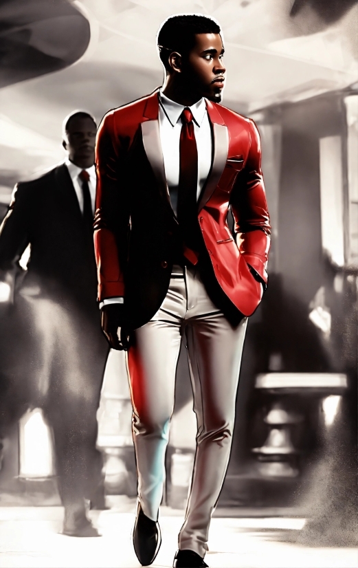 Suit Trousers, Photograph, Fashion, Sleeve, Textile, Collar