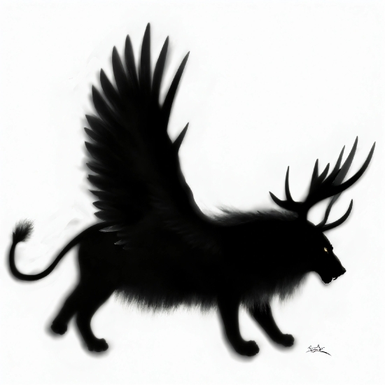 Tail, Terrestrial Animal, Wing, Fur, Horn, Feather