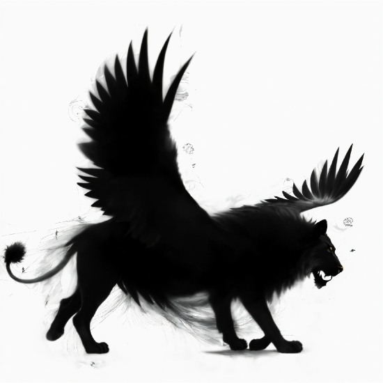 Terrestrial Animal, Tail, Art, Fur, Font, Feather