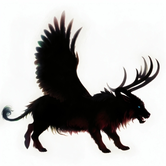 Terrestrial Animal, Tail, Moose, Natural Material, Art, Fur