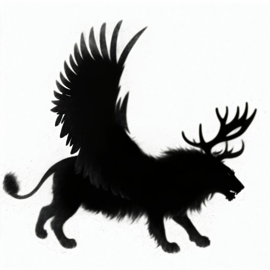 Terrestrial Animal, Tail, Natural Material, Horn, Moose, Wildlife