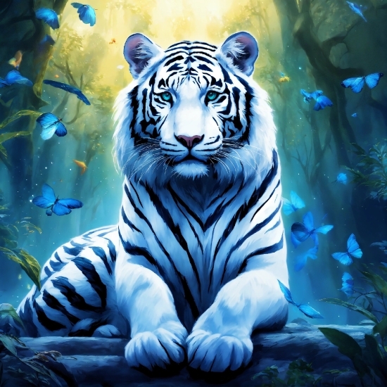 Tiger, Bengal Tiger, Siberian Tiger, Water, Felidae, Organism