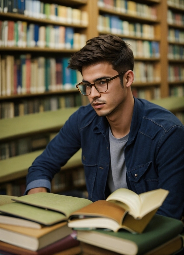 Top 5 Graphic Design Software, Glasses, Photograph, Bookcase, Book, Vision Care